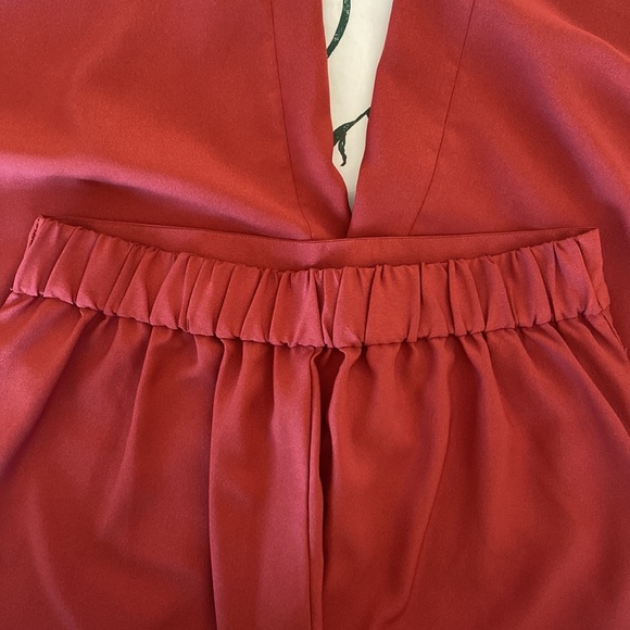 Burnt Orange Wide Leg Pants - Picture 2 of 7